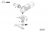 Bosch 3 603 C99 A01 Pws 9-125 Ce Angle Grinder 230 V / Eu Spare Parts
